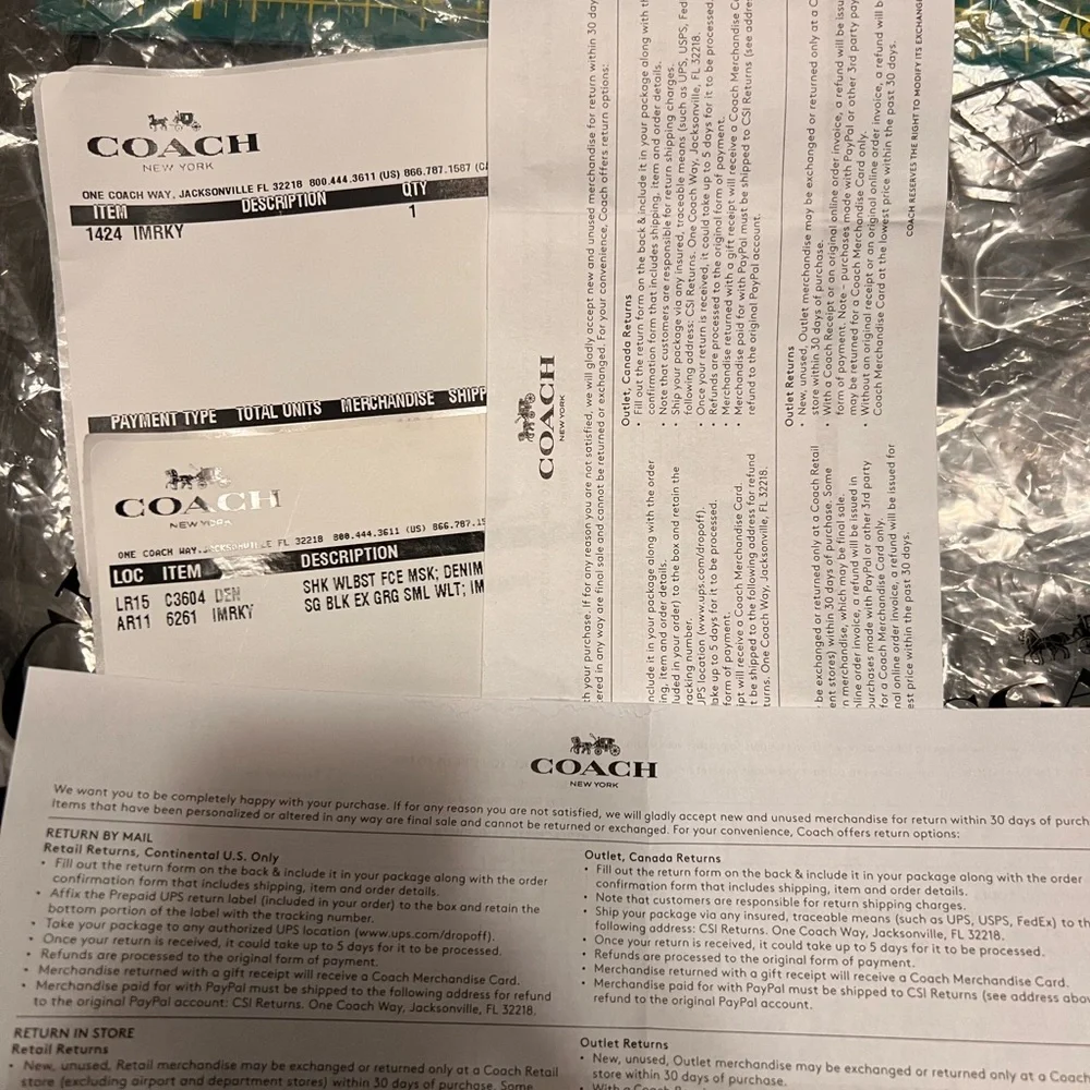 Authentic Coach Black & Brown Crossbody Bag with Matching Wallet - Picture 16 of 16